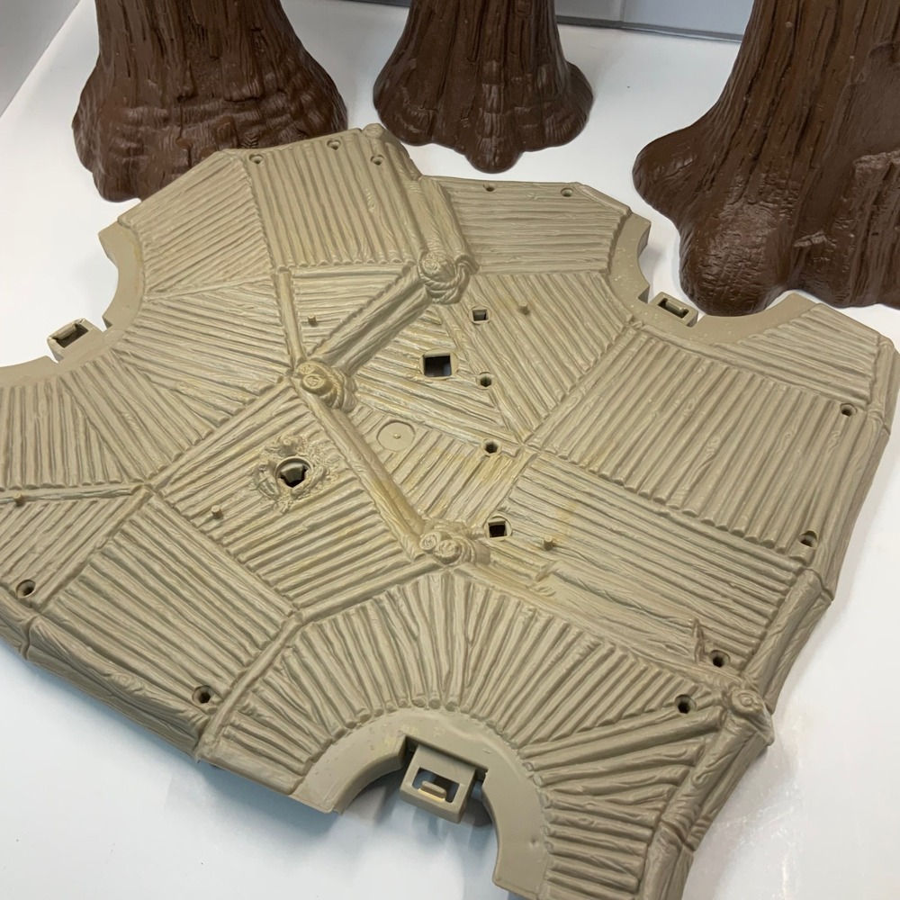 Vintage 1983 Kenner Star Wars Ewok Village Playset Base Return of Jedi Incomplet - Picture 10 of 10